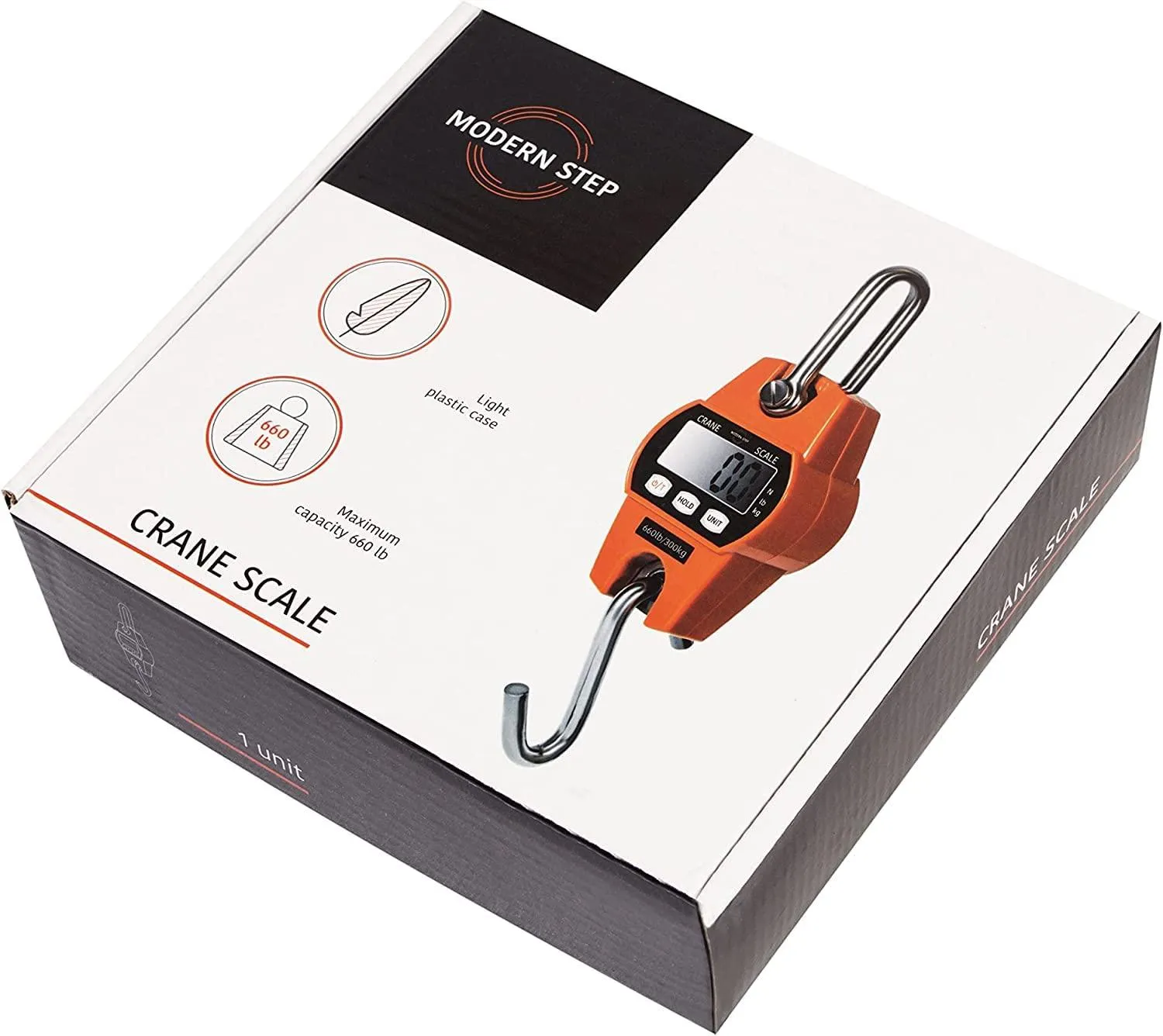 𝗣𝗥𝗢𝗙𝗘𝗦𝗦𝗜𝗢𝗡𝗔𝗟 Digital Hanging Scale 660 LB 300 KG - Heavy Duty Waterproof Fish Scale - Portable Crane Scale for Luggage Weight Suitcase Hunting Farm Bike Bow Fish Weight Fishing Scale