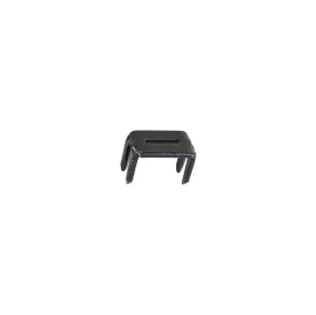 #10 Black, YKK 4-Prong Vislon Bottom Stop, Zinc Alloy_PK10, #10V-4P-BLK