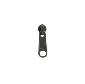 #3 Black, Coil, YKK Long Tab Semi-Swivel Slider, Zinc Alloy, #3C-2-BLK