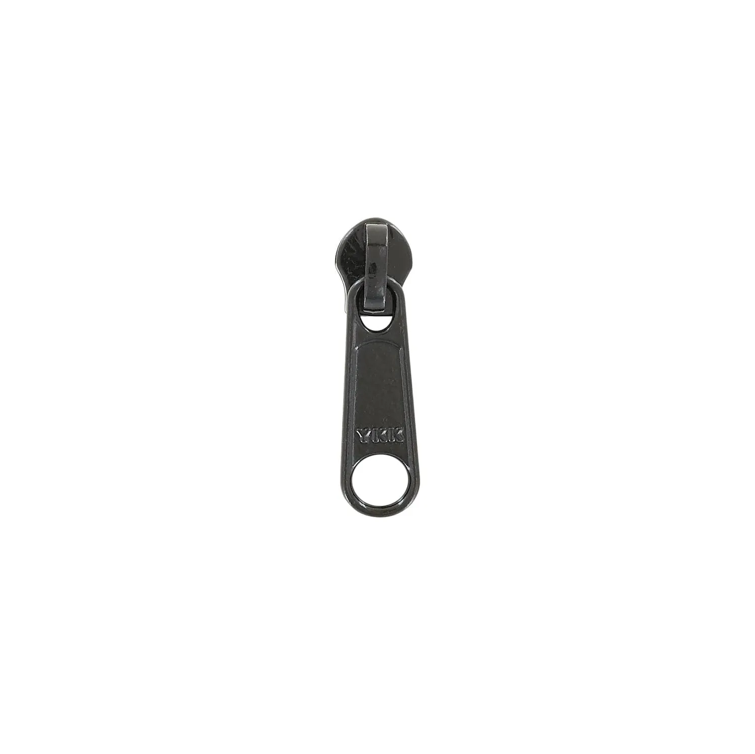 #3 Black, Coil, YKK Long Tab Semi-Swivel Slider, Zinc Alloy, #3C-2-BLK
