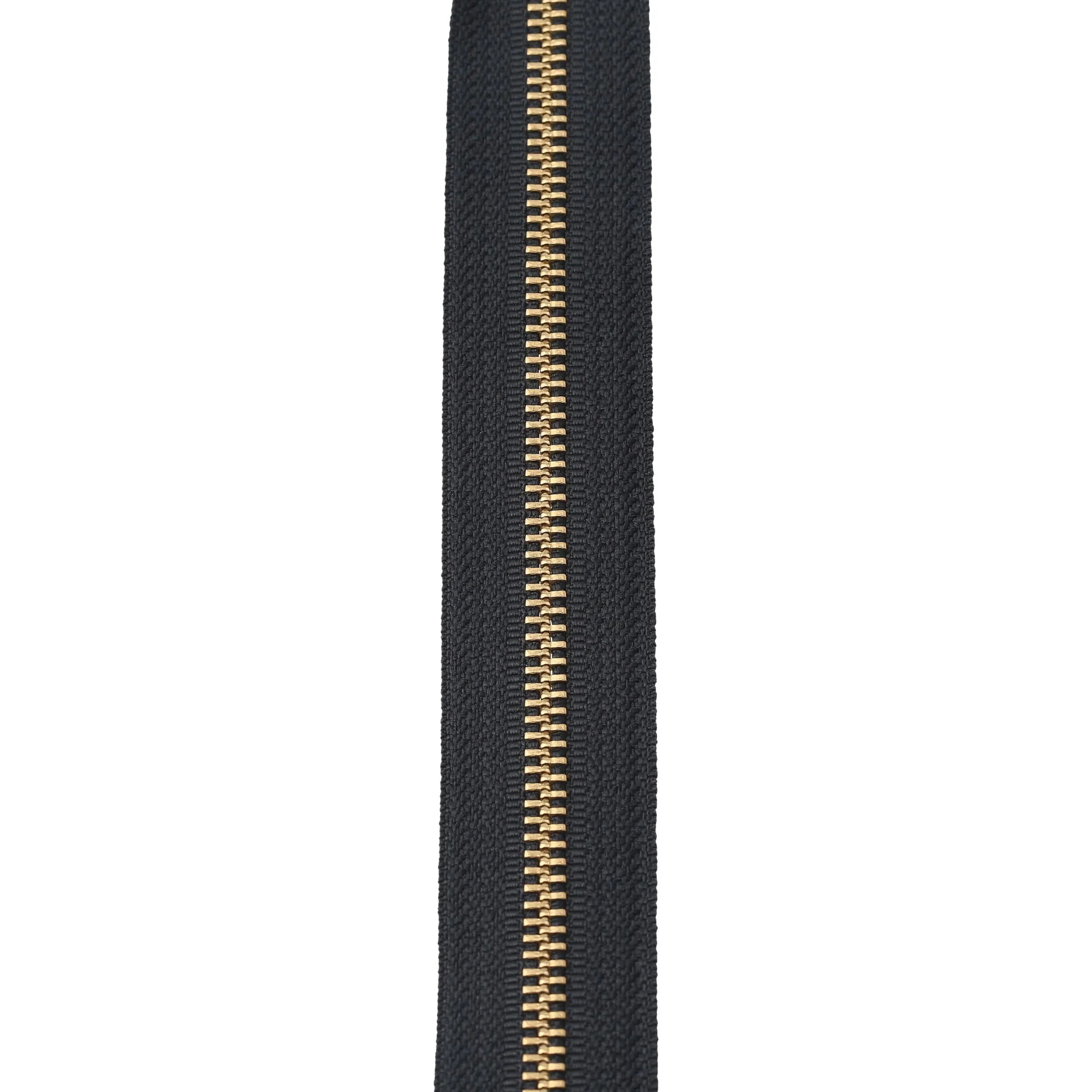 #5 Metal, Black, 30" YKK Separating Jacket Zipper with Brass Teeth, #6JK-30-BLK-B