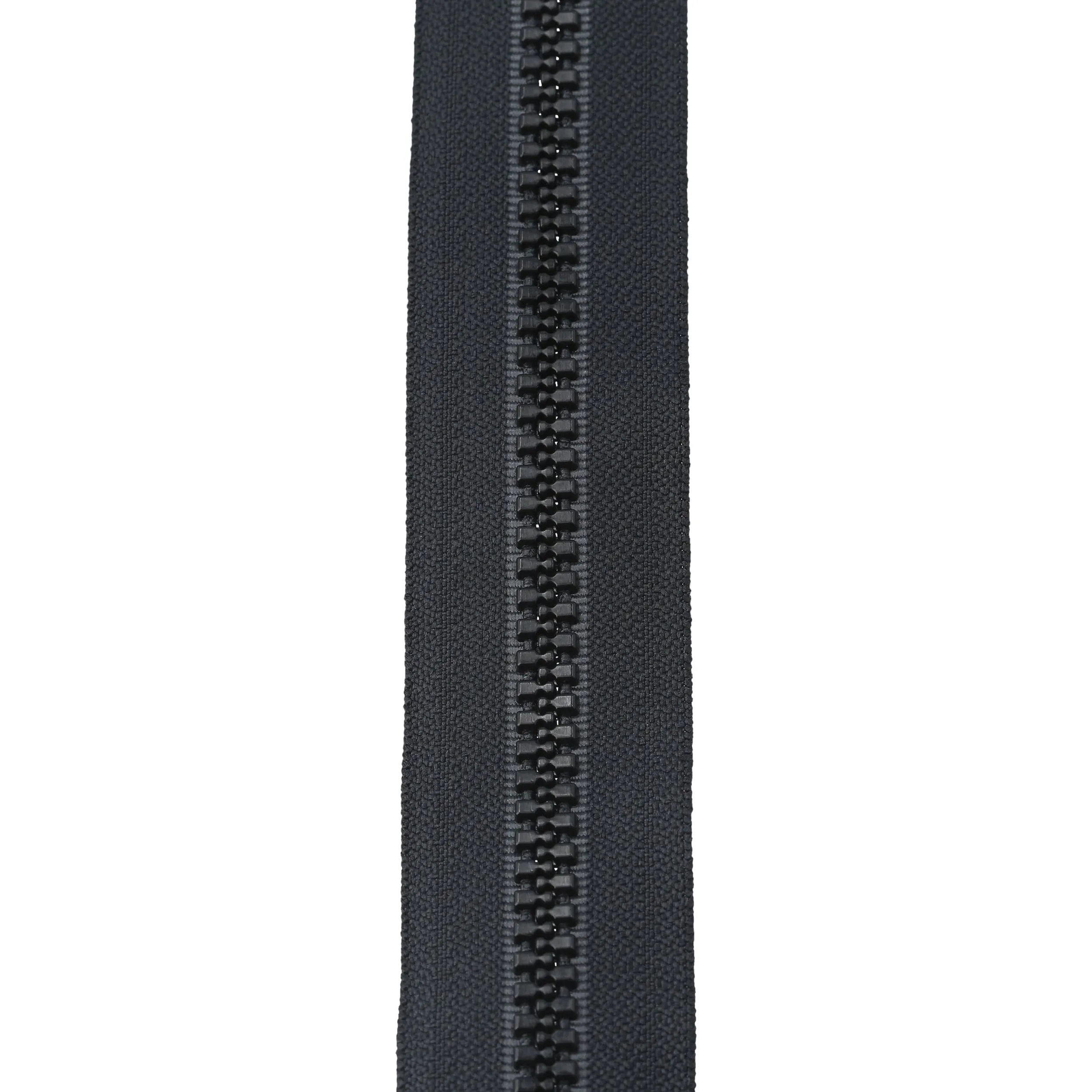 #8 Vislon, Black, 30" YKK Separating Jacket Zipper, Plastic, #8VF-30-BLK