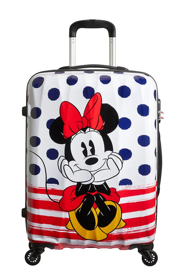 American Tourister Disney Legends 65cm Alfatwist Spinner | Minnie Blue Dot