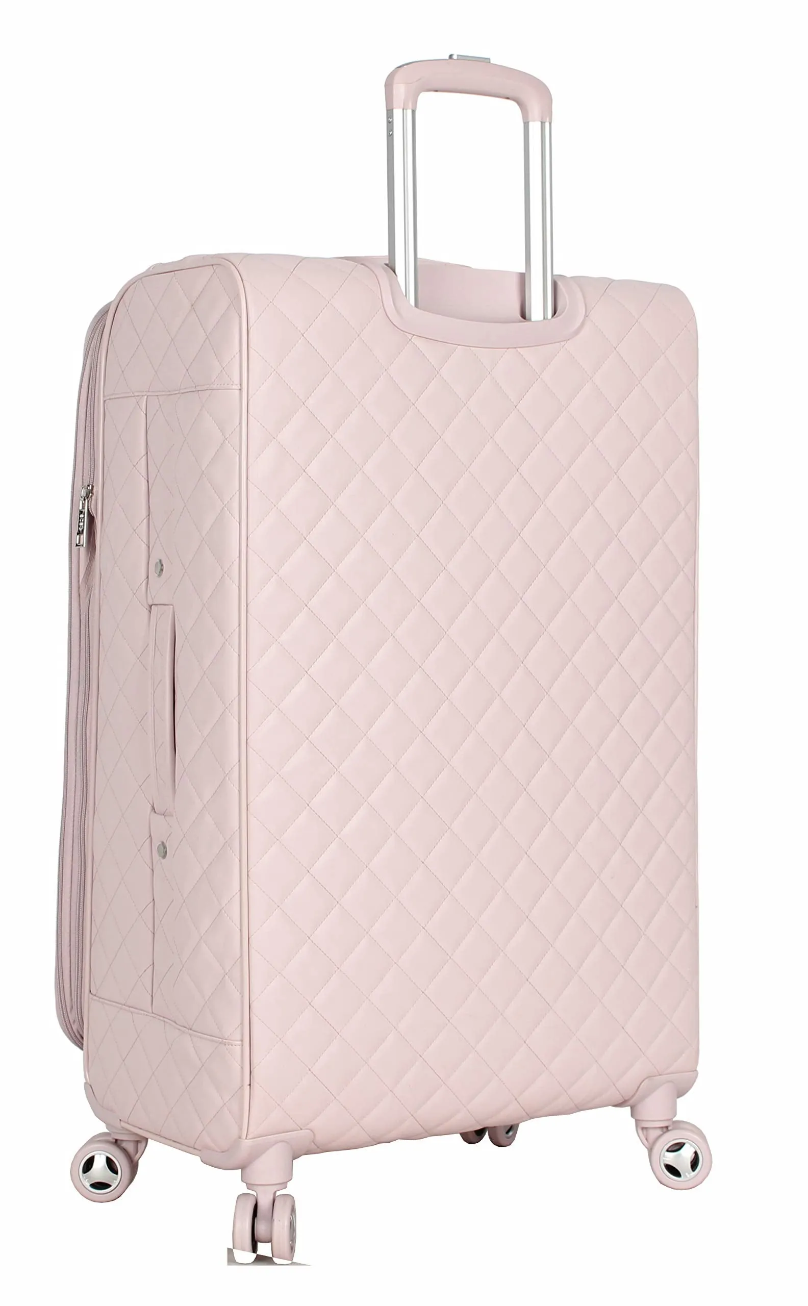 BCBGeneration Designer 24 Inch Luggage with Spinner Wheels for Women, Expandable Softside Medium Suitcase Lightweight Checked Bag