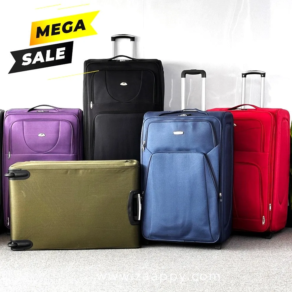 Big Size Lightweight 2 Wheel Soft Material Luggage Bag | 32 Inch Size 36-40 Kg Capacity