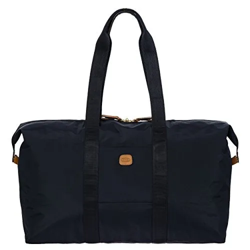 Bric'S X X-Travel 2.0 22 Inch Cargo Overnight/Weekender Folding Duffle Duffel Bag, Navy, One Size