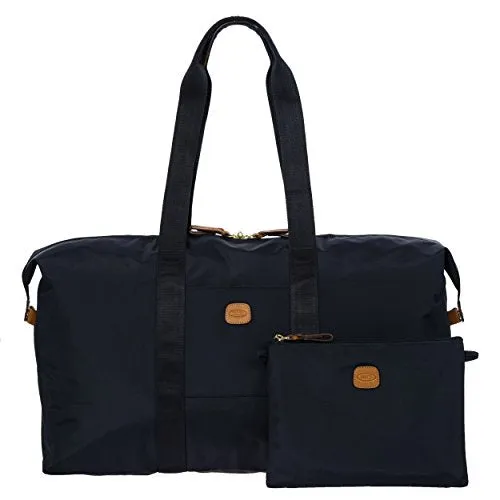 Bric'S X X-Travel 2.0 22 Inch Cargo Overnight/Weekender Folding Duffle Duffel Bag, Navy, One Size