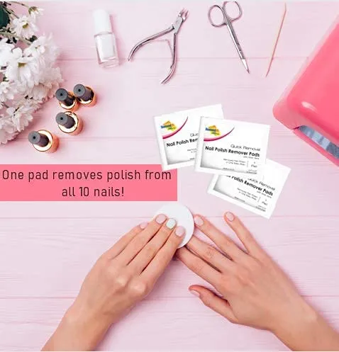 Bundle Deal-LA Fresh Makeup Remover Wipes 50 Packets and Diamond Wipes Pre-soaked Nail polish 50Pads