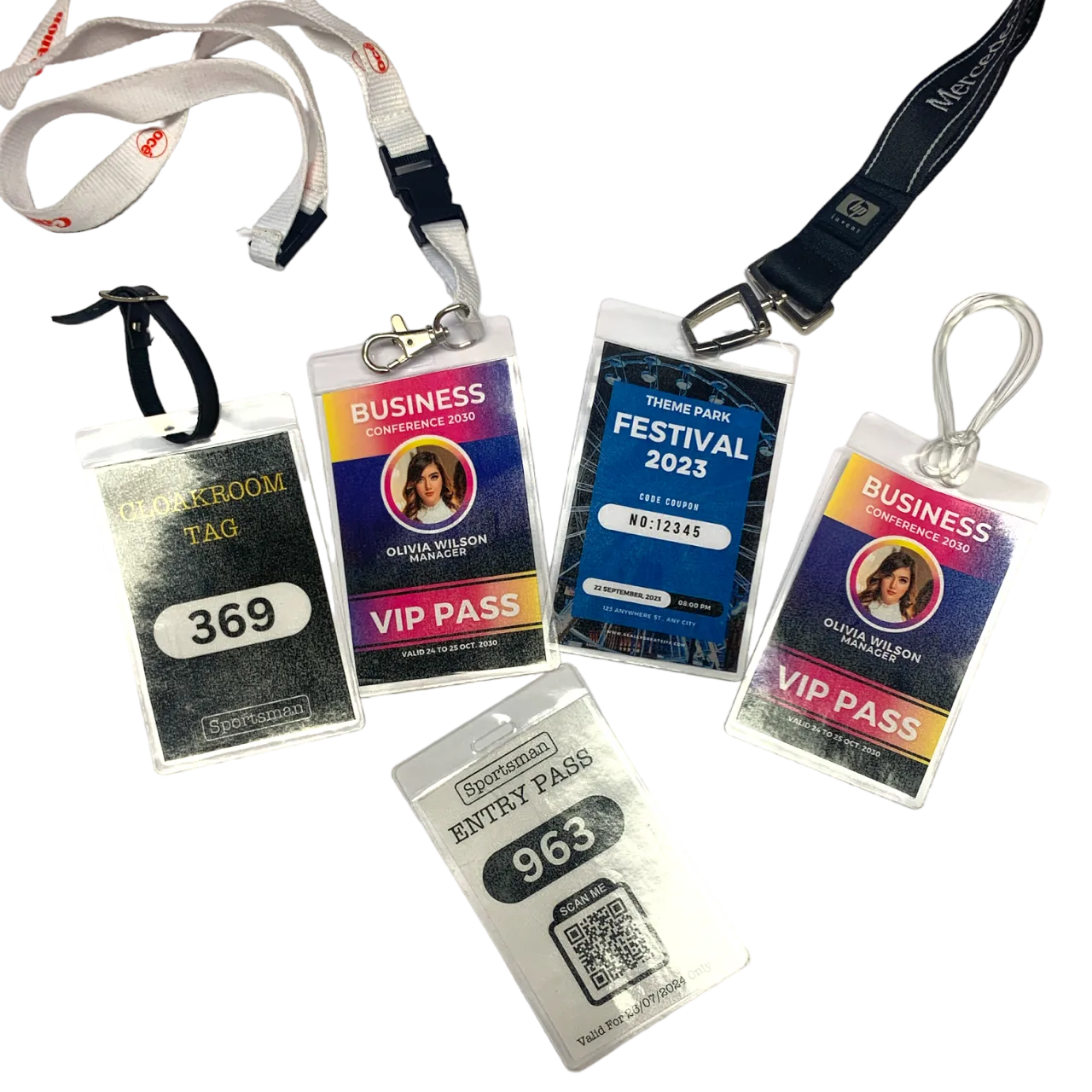 Cold-Seal Large Luggage Tag 71x115mm With-Slot Laminate Pouches (500)
