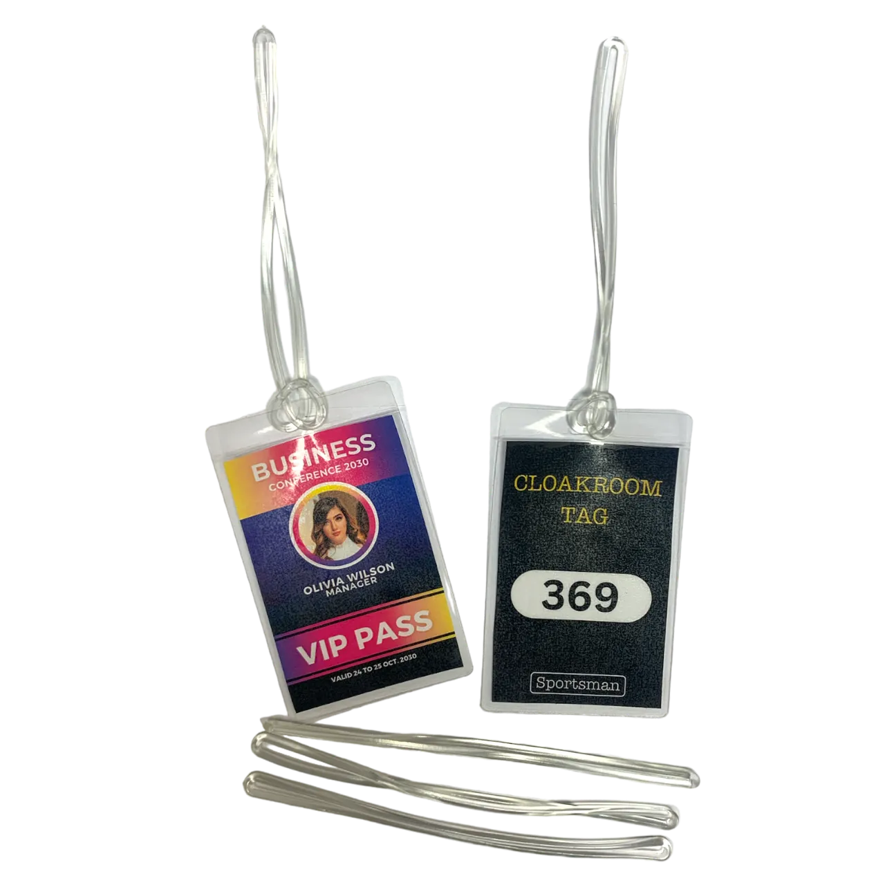 Cold-Seal Large Luggage Tag 71x115mm With-Slot Laminate Pouches (500)