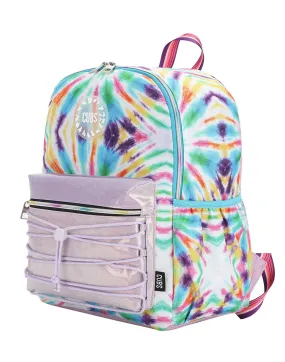 Cubs Pink And Purple Tie Dye High School Backpack