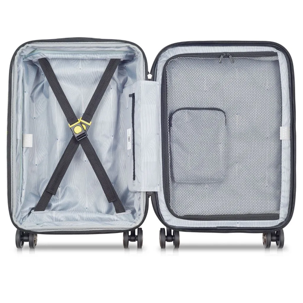 Delsey Shadow 55cm Laptop Sleeve Carry On Luggage - Black