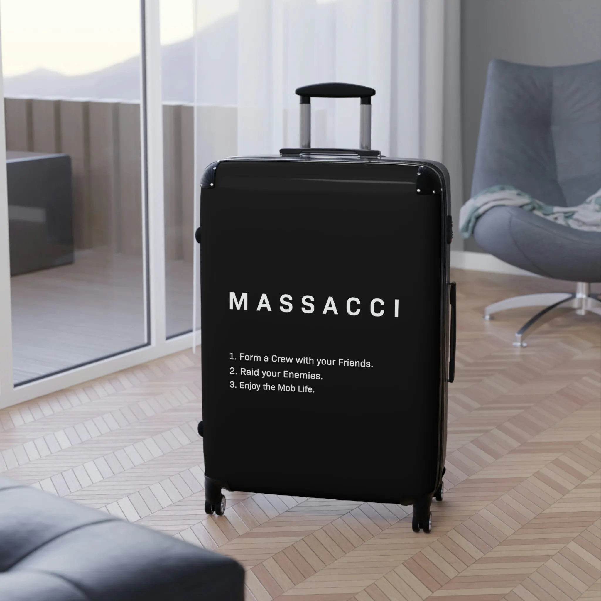 Enjoy The Mob Life, Travel Unique Suitcase