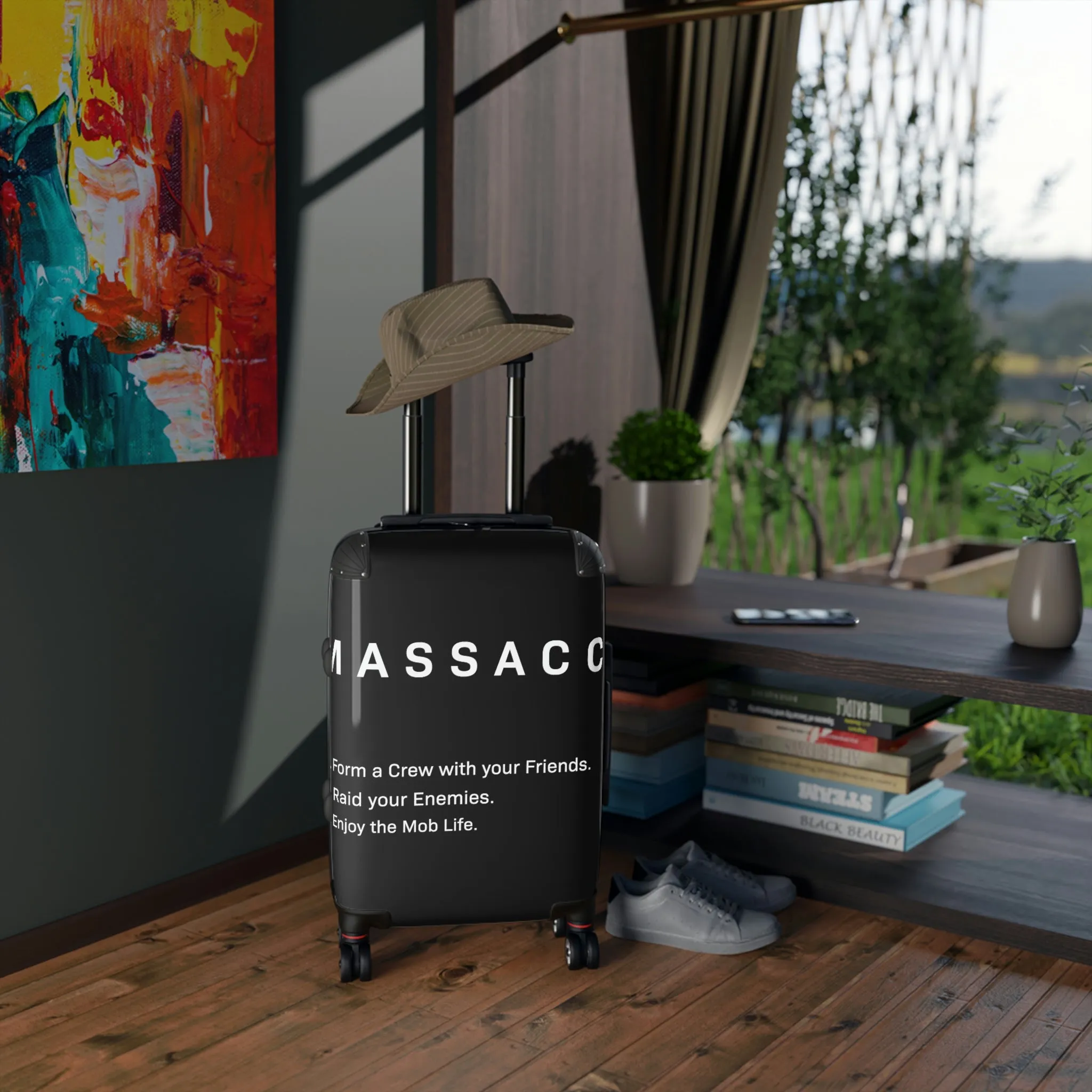 Enjoy The Mob Life, Travel Unique Suitcase
