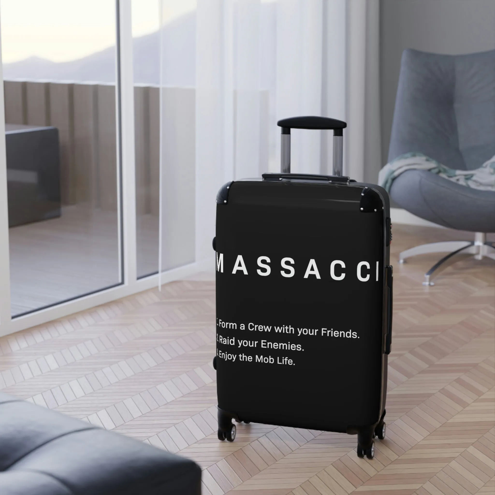 Enjoy The Mob Life, Travel Unique Suitcase