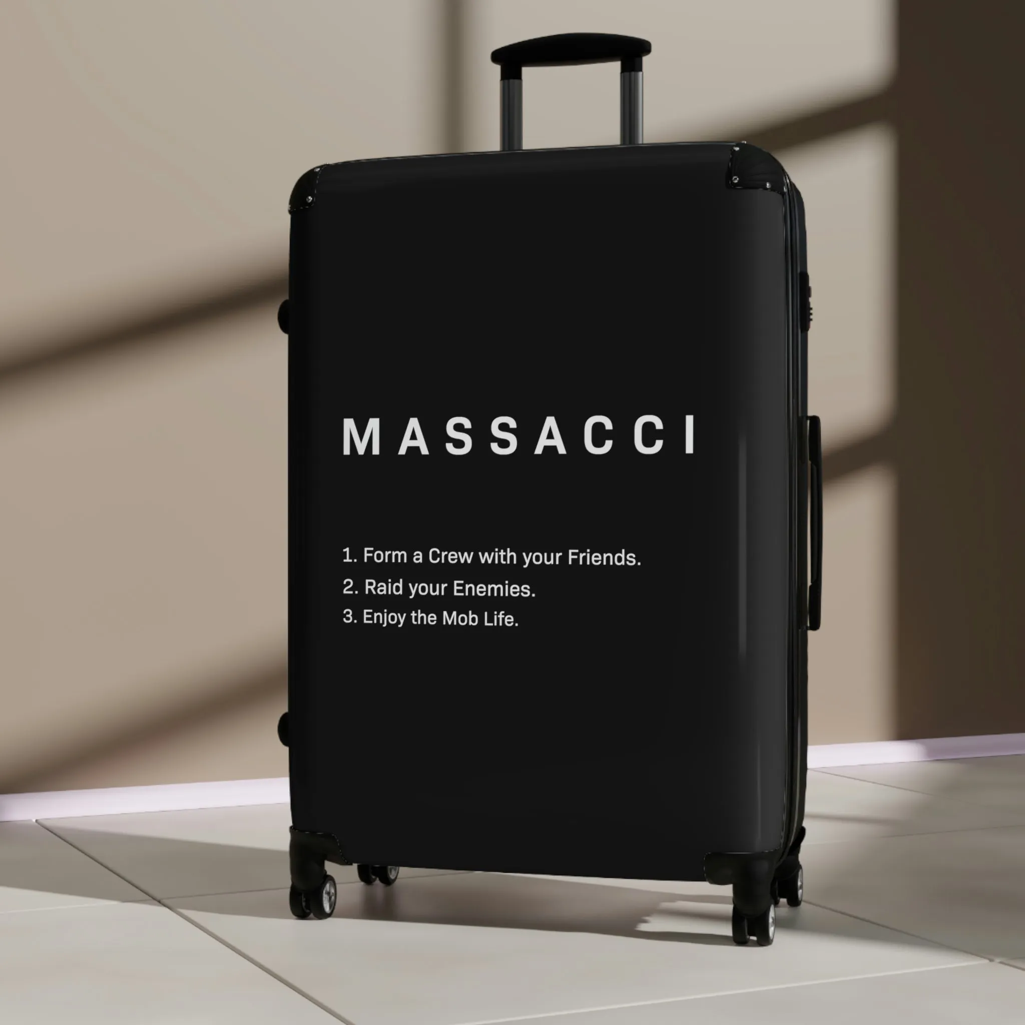 Enjoy The Mob Life, Travel Unique Suitcase