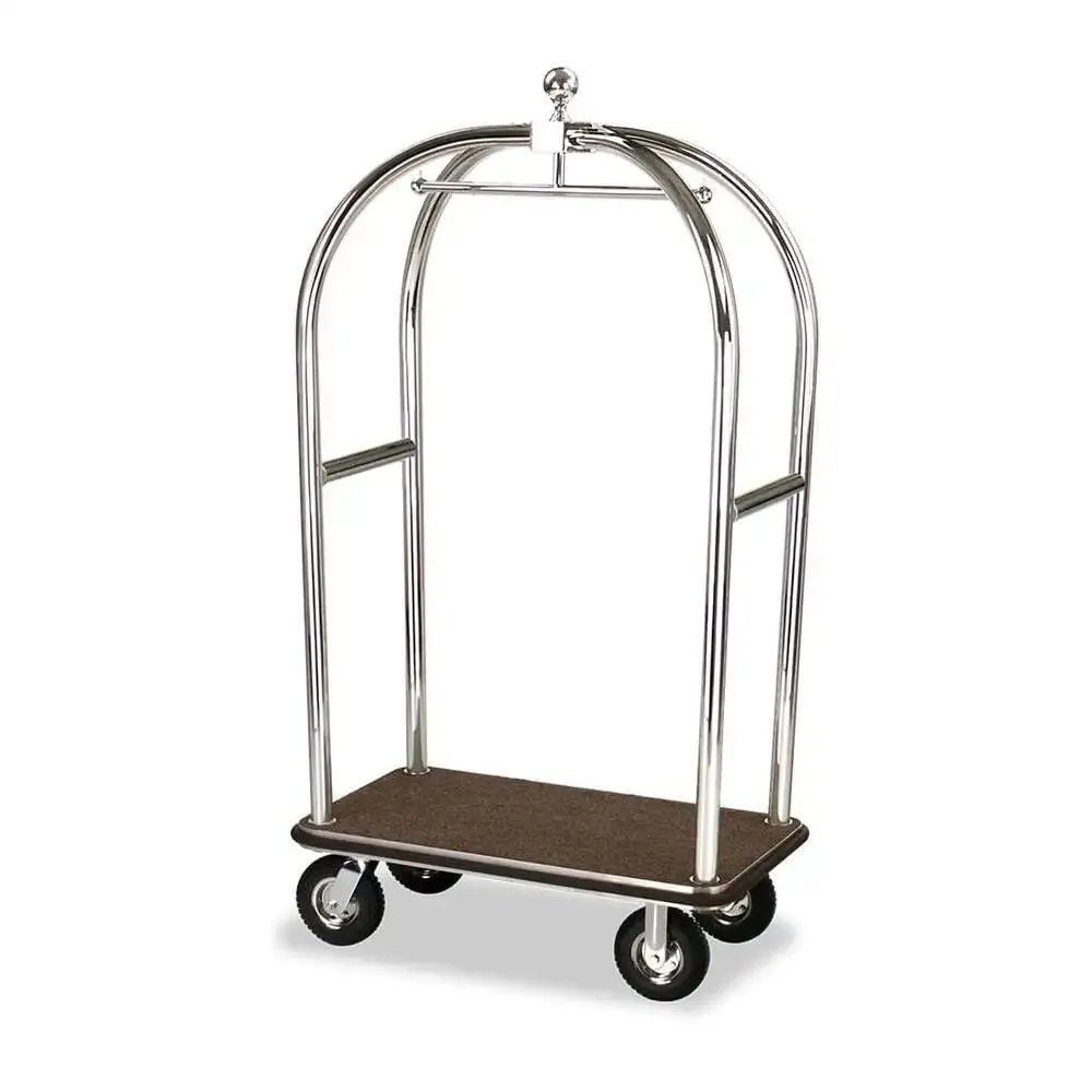 Forbes Industries 2525 Birdcage® Luggage Cart Stainless Steel Tubular Superstructure