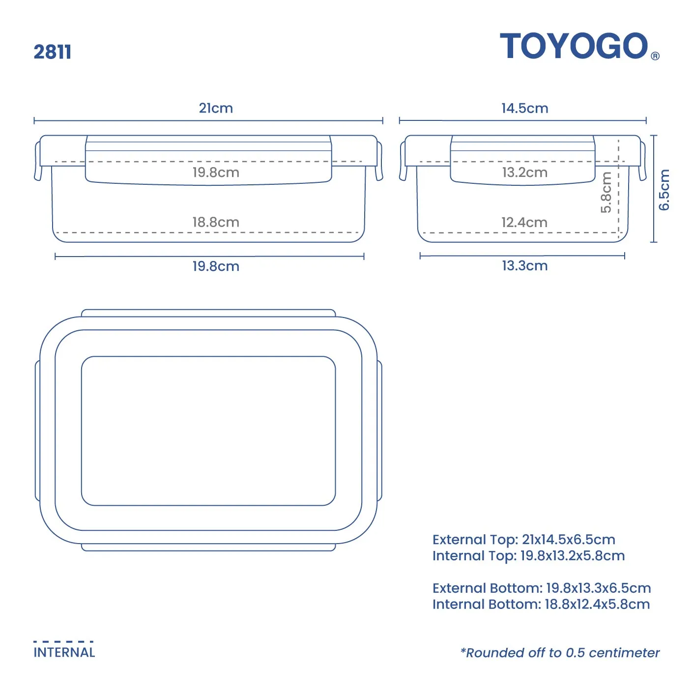 FRESH & TIGHT CONTAINER RT1 (2811)