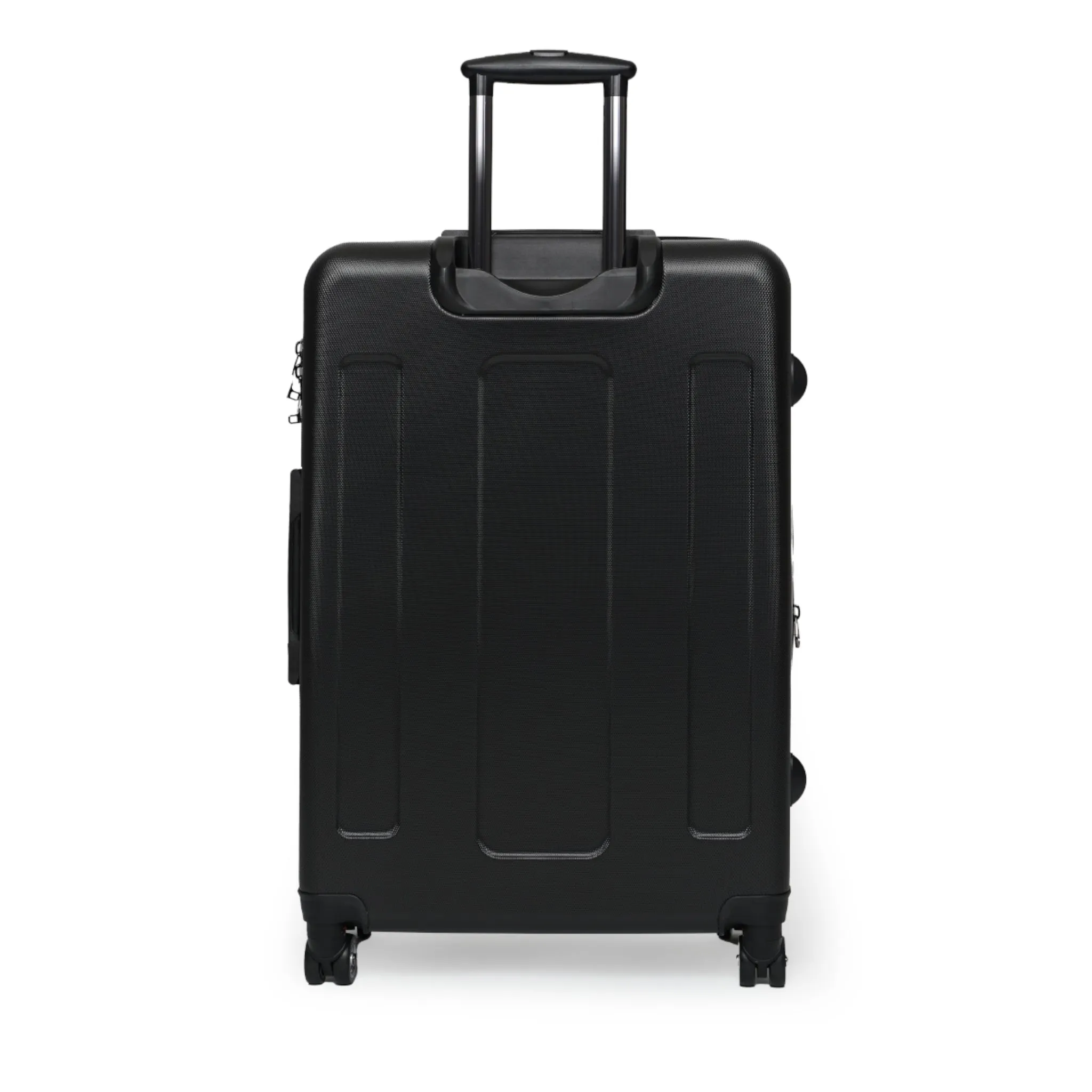 Iconic Luggage Suitcase Travel Bag with Organizer Sections in Pink and White Size S, M, L