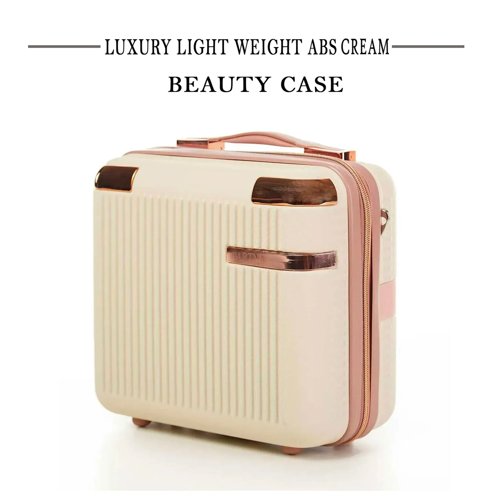 Luxury ABS Lightweight Luggage Bag With Double Spinner Wheels | 4 Pcs Set 7” 20” 24” 28 Inch