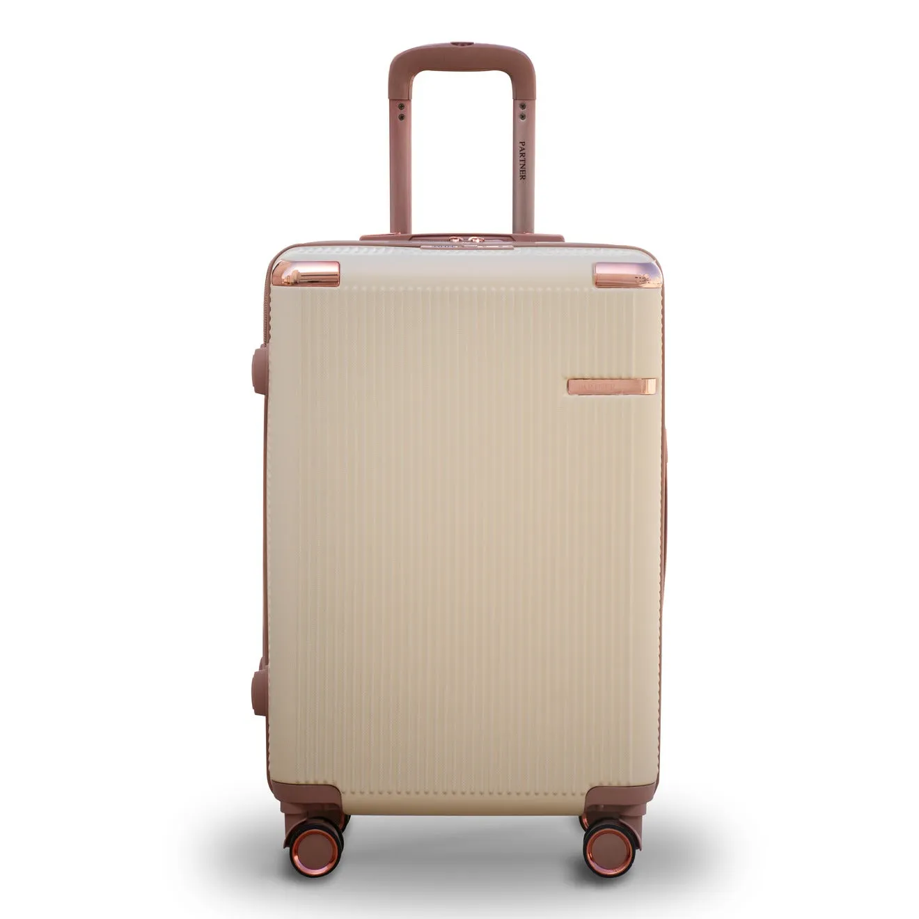 Luxury ABS Lightweight Luggage Bag With Double Spinner Wheels | 4 Pcs Set 7” 20” 24” 28 Inch