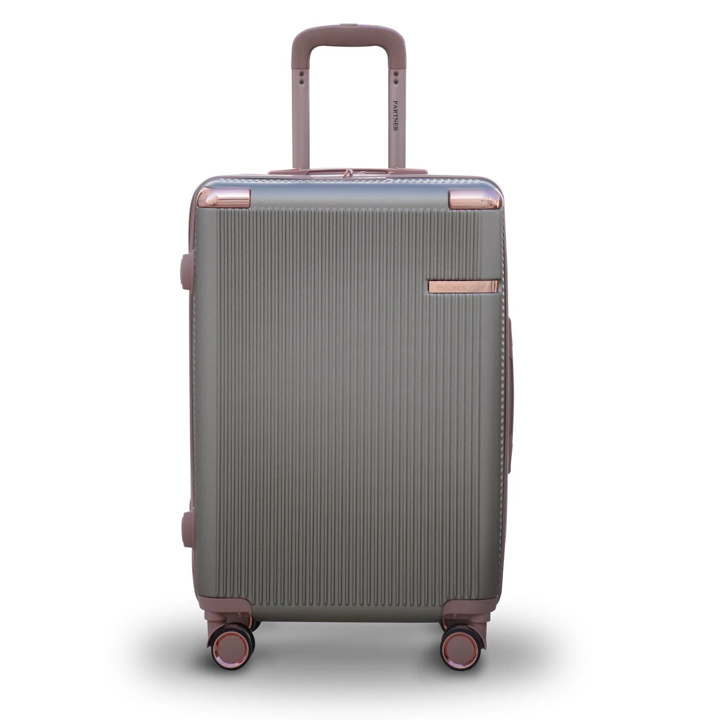 Luxury ABS Lightweight Luggage Bag With Double Spinner Wheels | 4 Pcs Set 7” 20” 24” 28 Inch