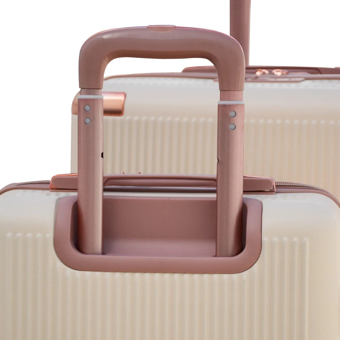 Luxury ABS Lightweight Luggage Bag With Double Spinner Wheels | 4 Pcs Set 7” 20” 24” 28 Inch