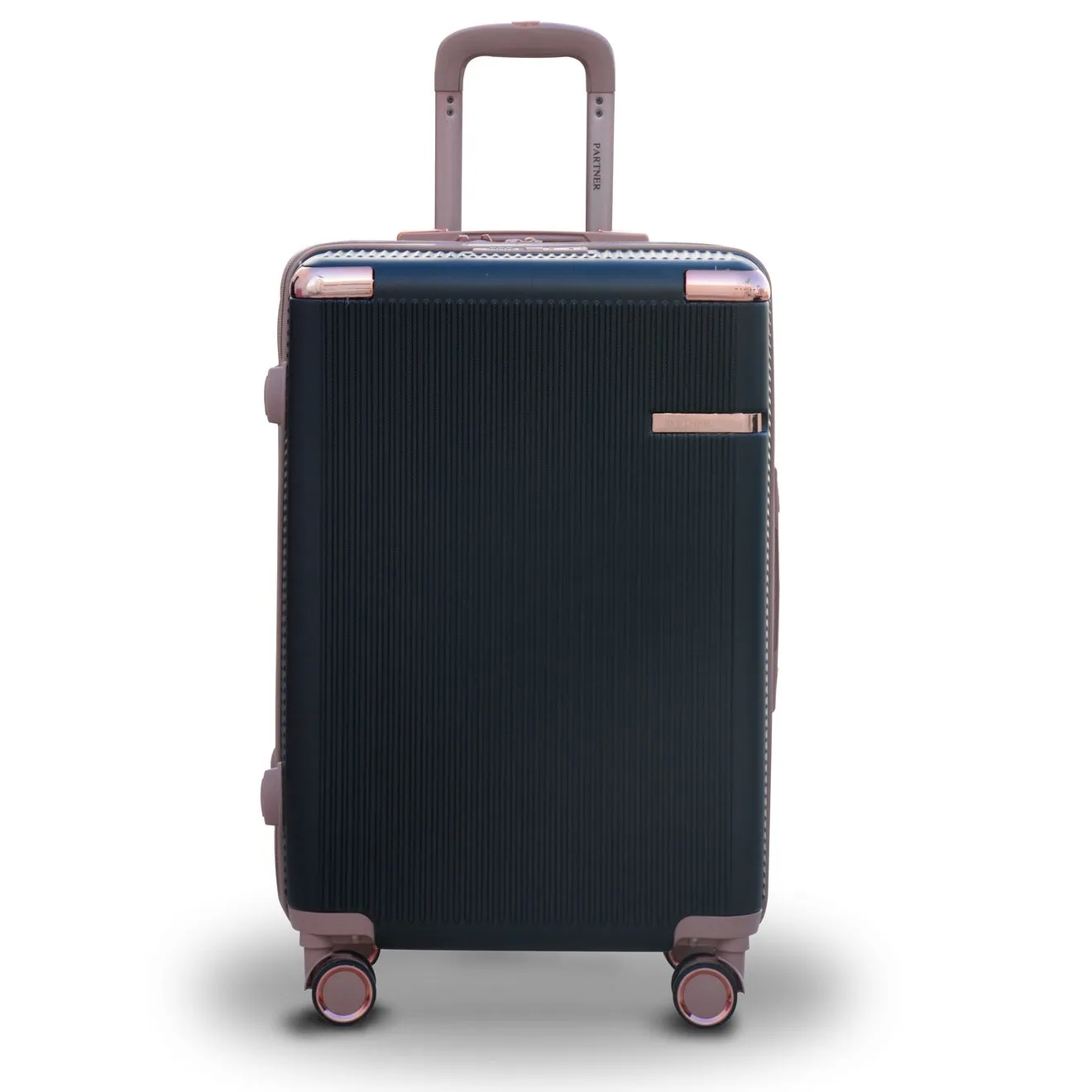 Luxury ABS Lightweight Luggage Bag With Double Spinner Wheels | 4 Pcs Set 7” 20” 24” 28 Inch