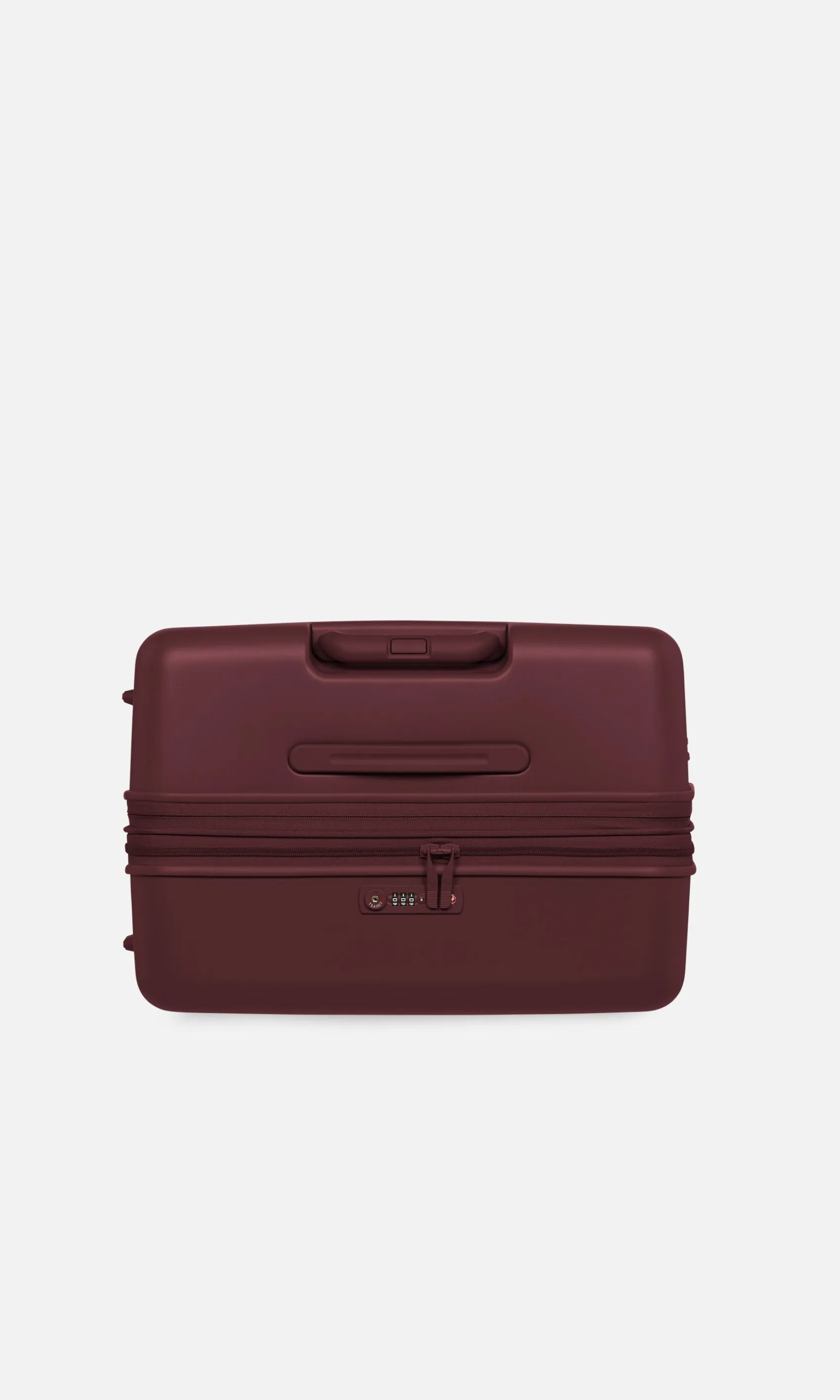 Medium Suitcase in Berry Red - Stamford 2.0