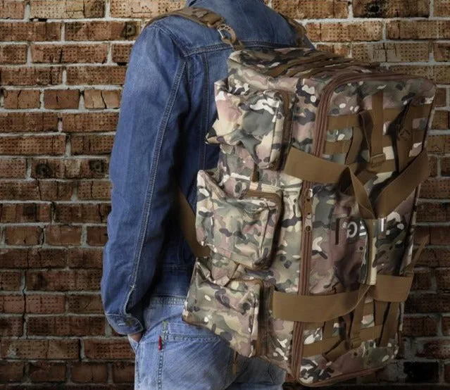 Military Duffel Combo Backpack