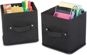 Mini Cube Organizer - 5.75 x 7 x 7 Inch - Black