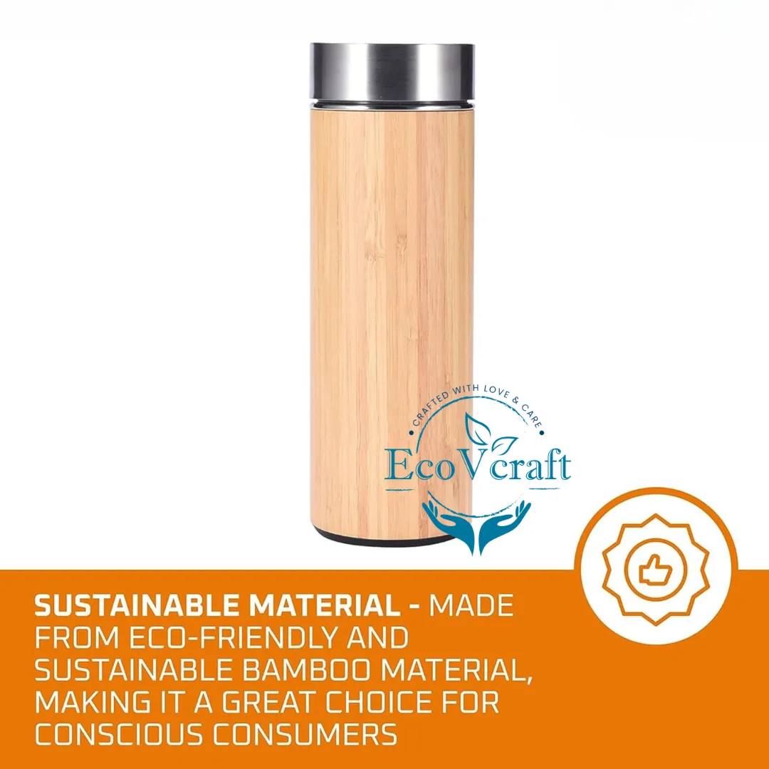 Natural Bamboo Bottle (450 ML)