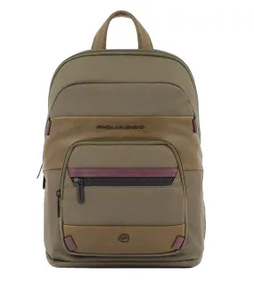 Piquadro Keith Unisex Green Backpack