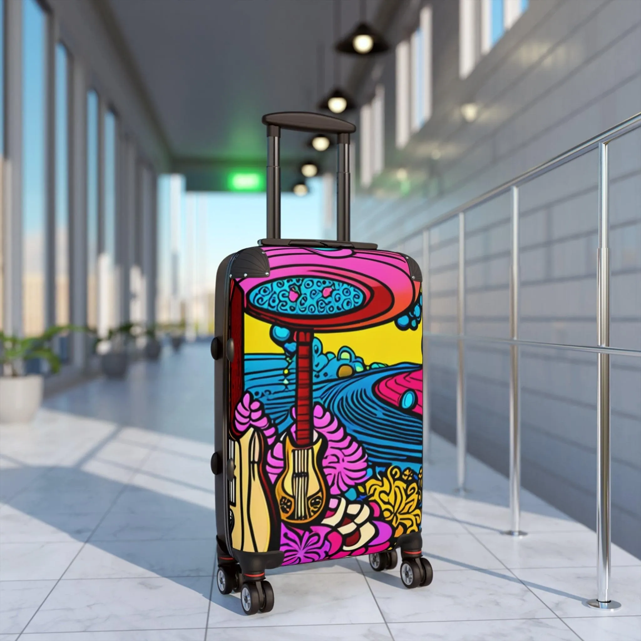 Psychedelic Guitar 60s Suitcase