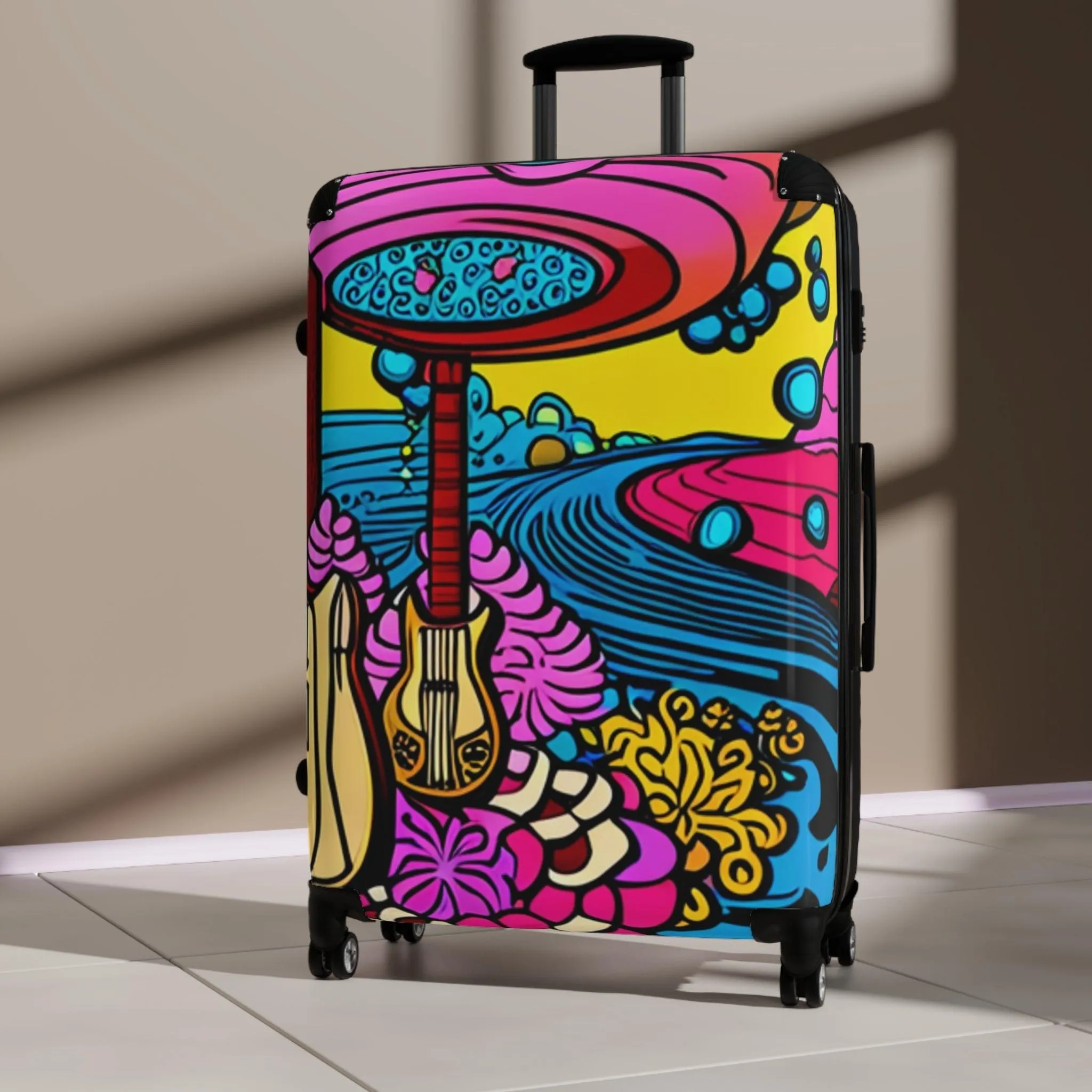 Psychedelic Guitar 60s Suitcase
