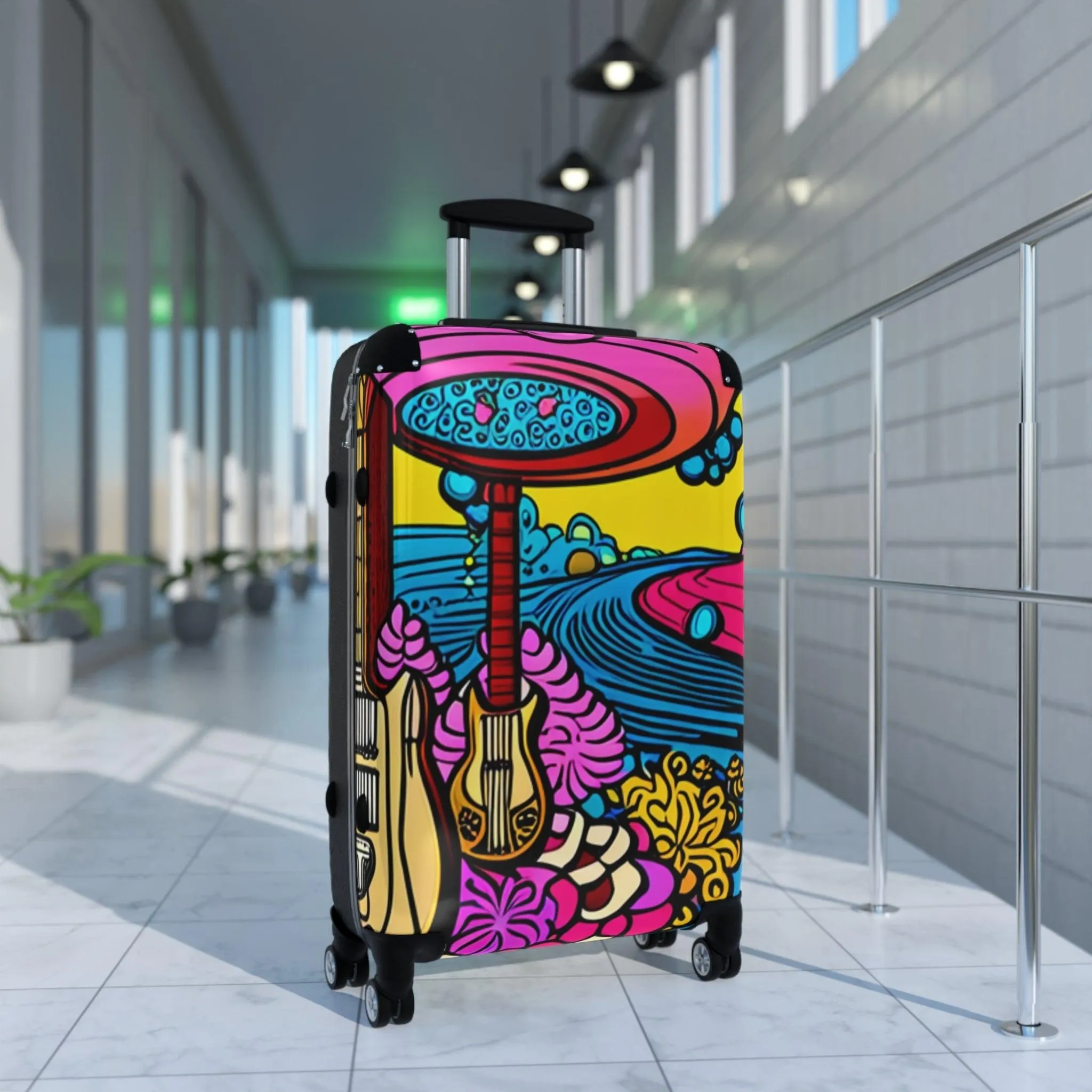 Psychedelic Guitar 60s Suitcase