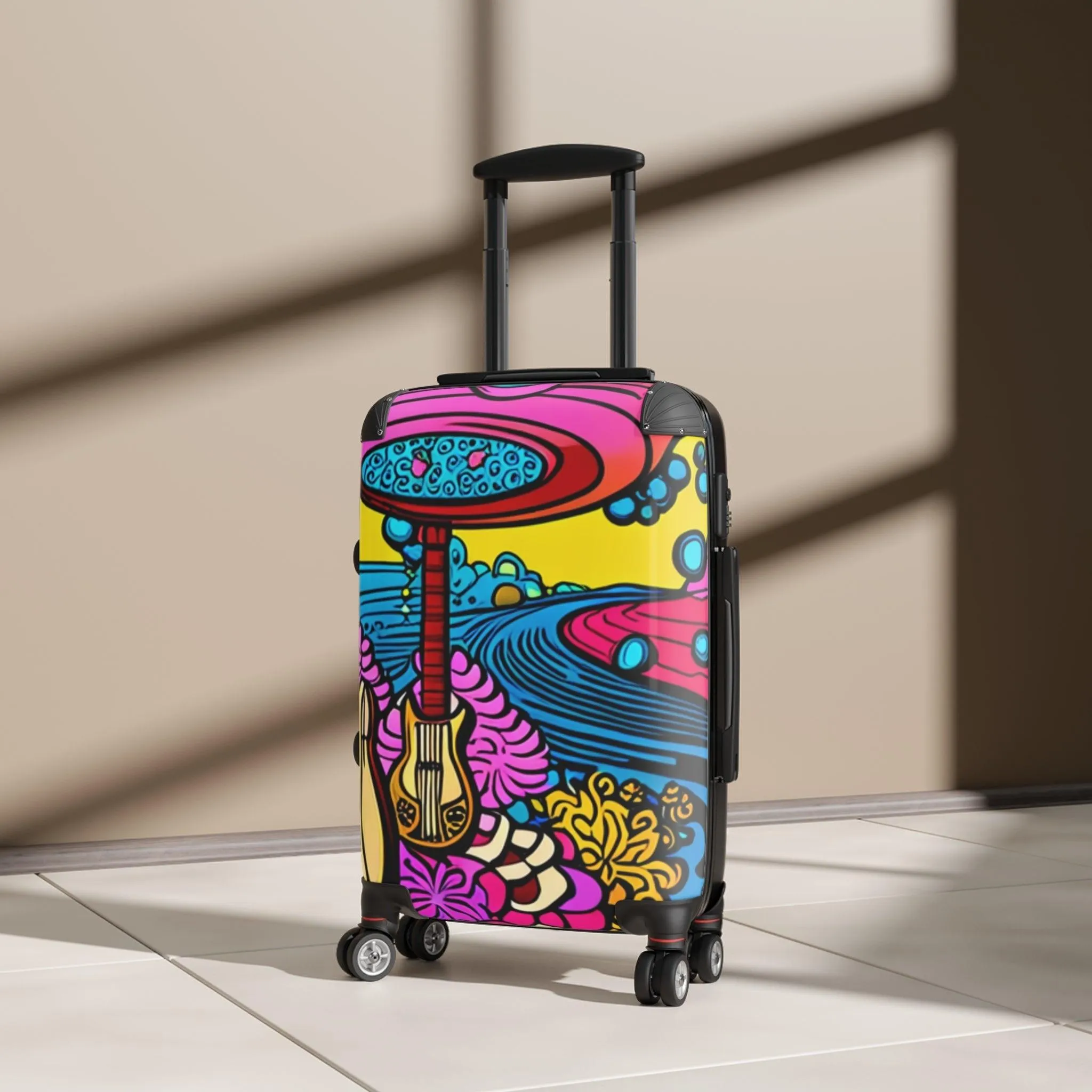 Psychedelic Guitar 60s Suitcase