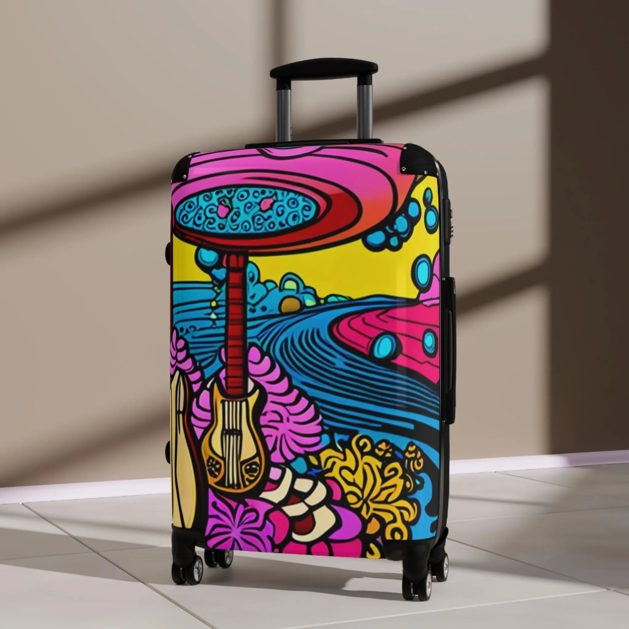 Psychedelic Guitar 60s Suitcase