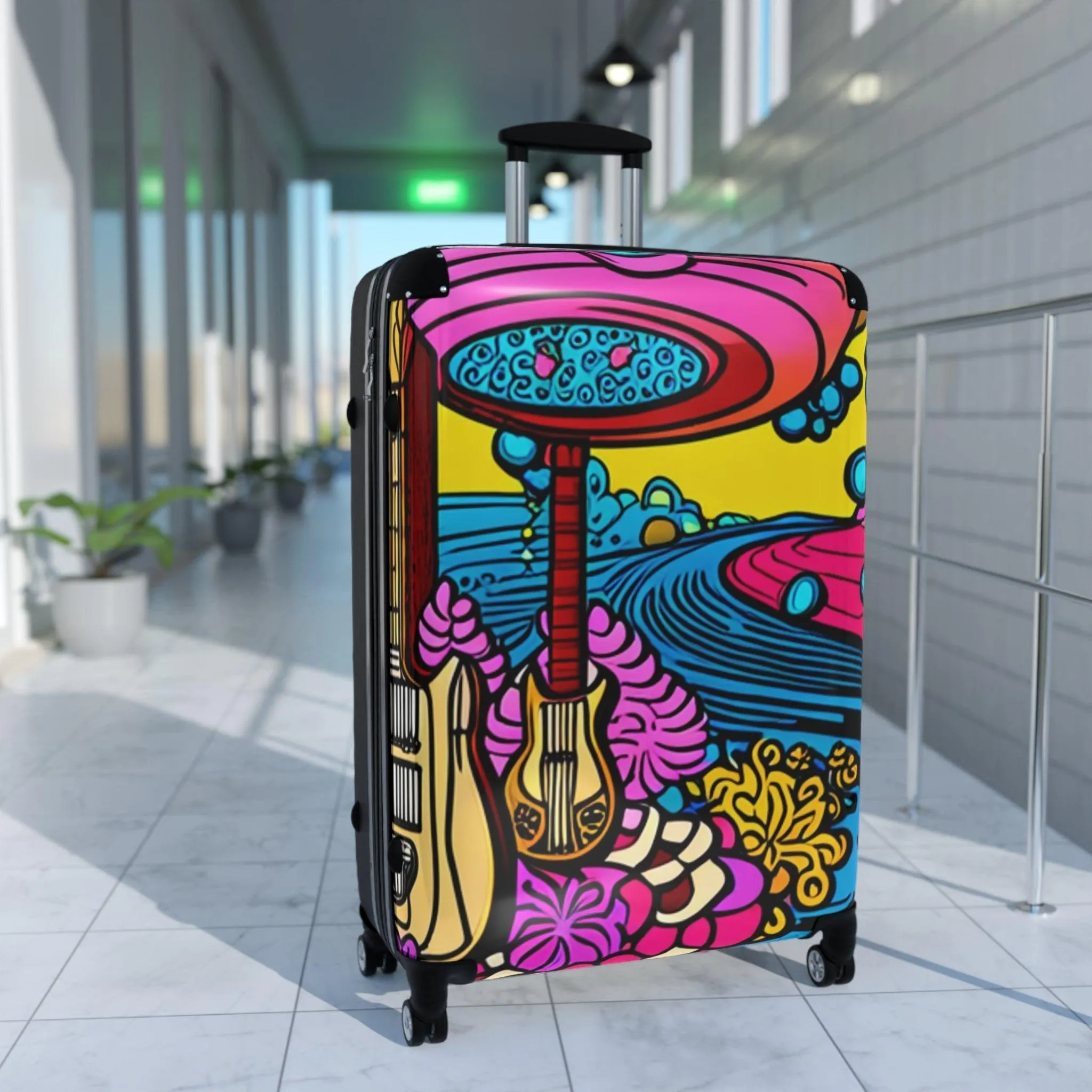 Psychedelic Guitar 60s Suitcase