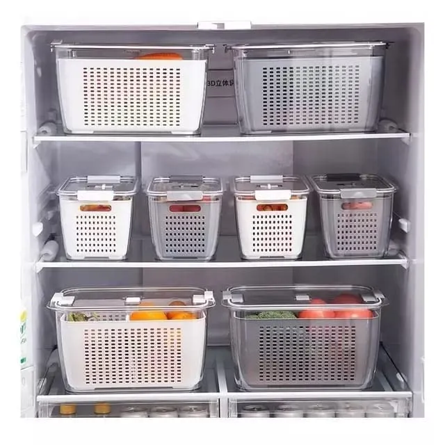 Refrigerator Fruit 'n Vegetable Storage and Drain Basket XP1234
