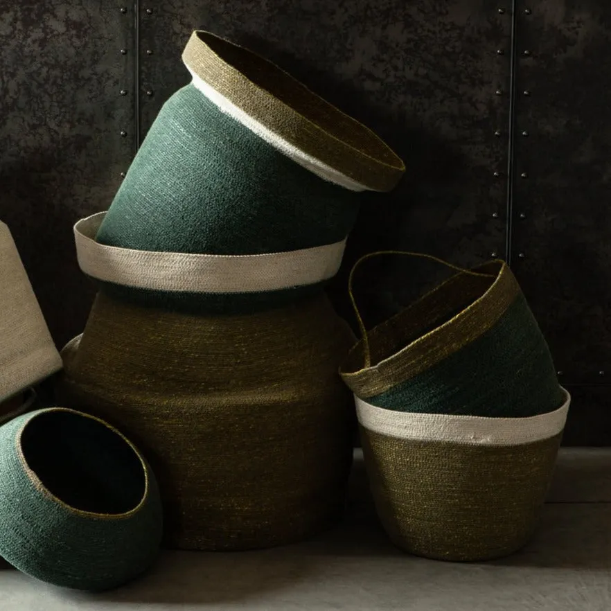 Seagrass Carry Basket - Forest
