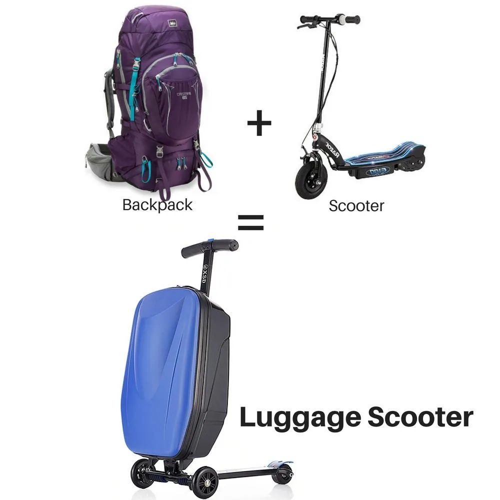 Shoppy Travel Zap 21" Luggage Scooter