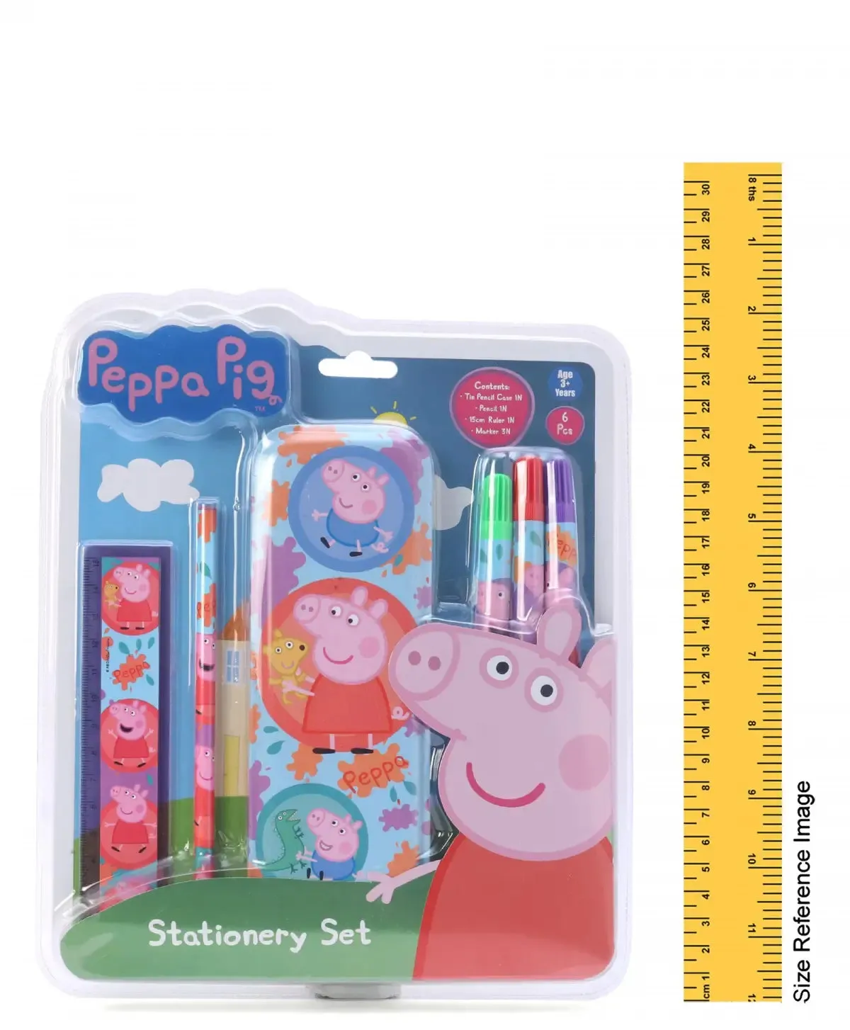 Striders -Peppa Pig Stationery Set 6pc-ST-HB117