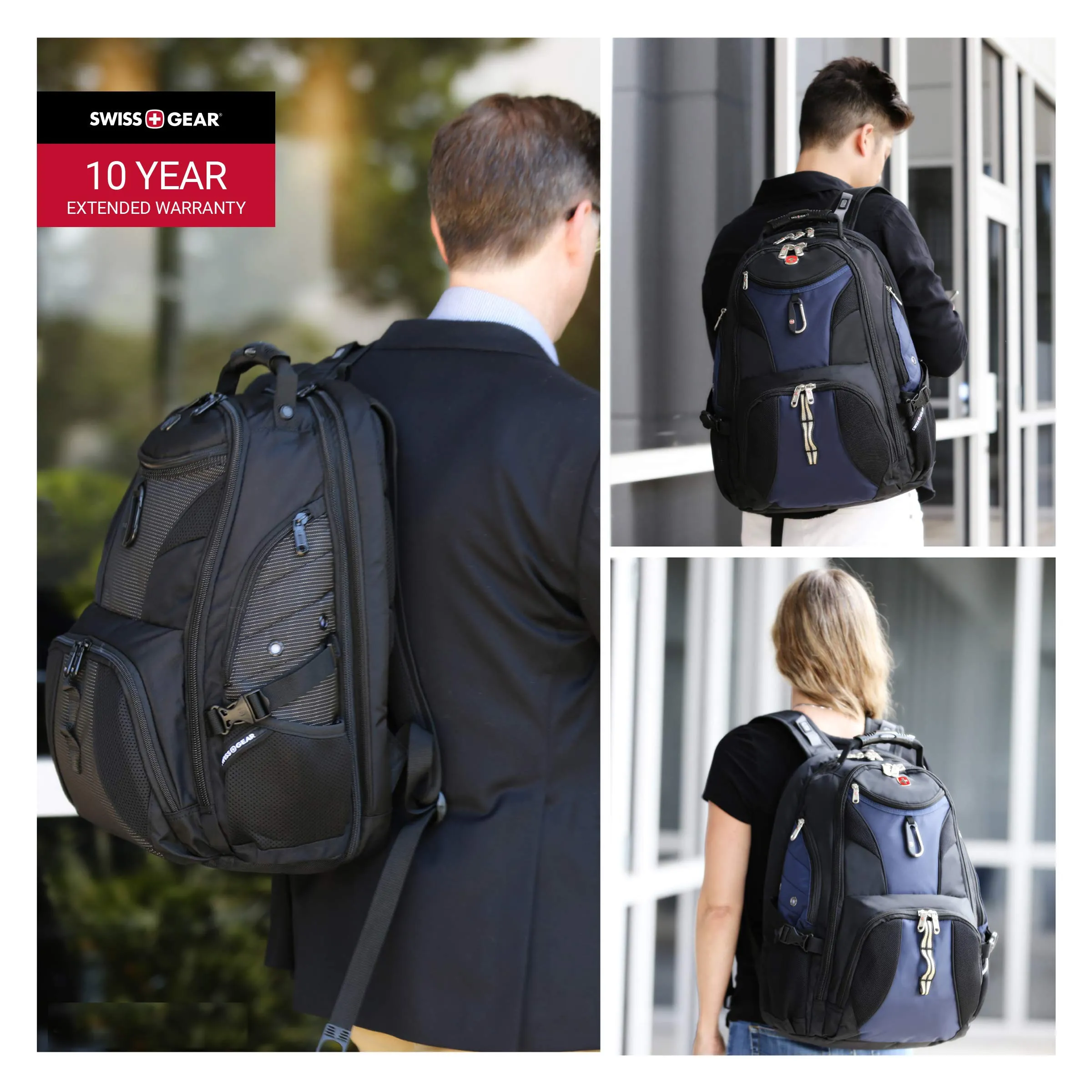 SwissGear Travel Gear 1900 Scansmart TSA Friendly Laptop Backpack Blue