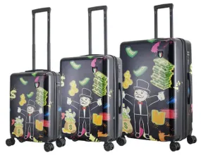 Tucci® Dinero Money Man 3 PC Hardside Luggage SET (20", 24", 28")