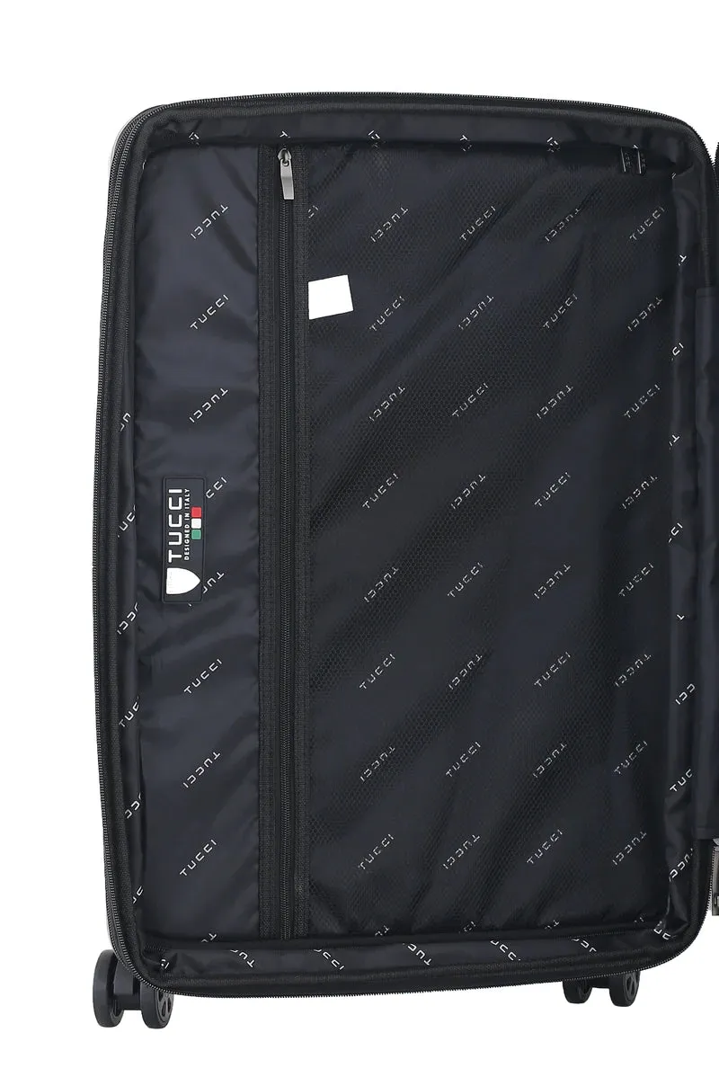 Tucci Exotic Hamsa 20" Carry-On Hardside Luggage