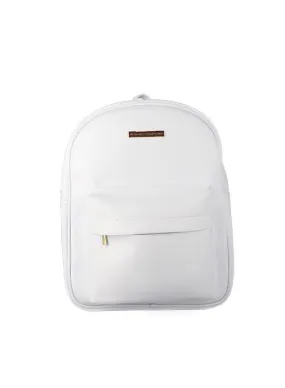 White Donddi Backpack for Woman